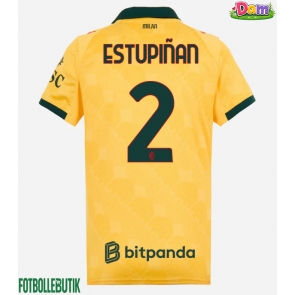 AC Milan Pervis Estupinan #2 Tredje Tröja Kvinnor 2025-26 Kortärmad